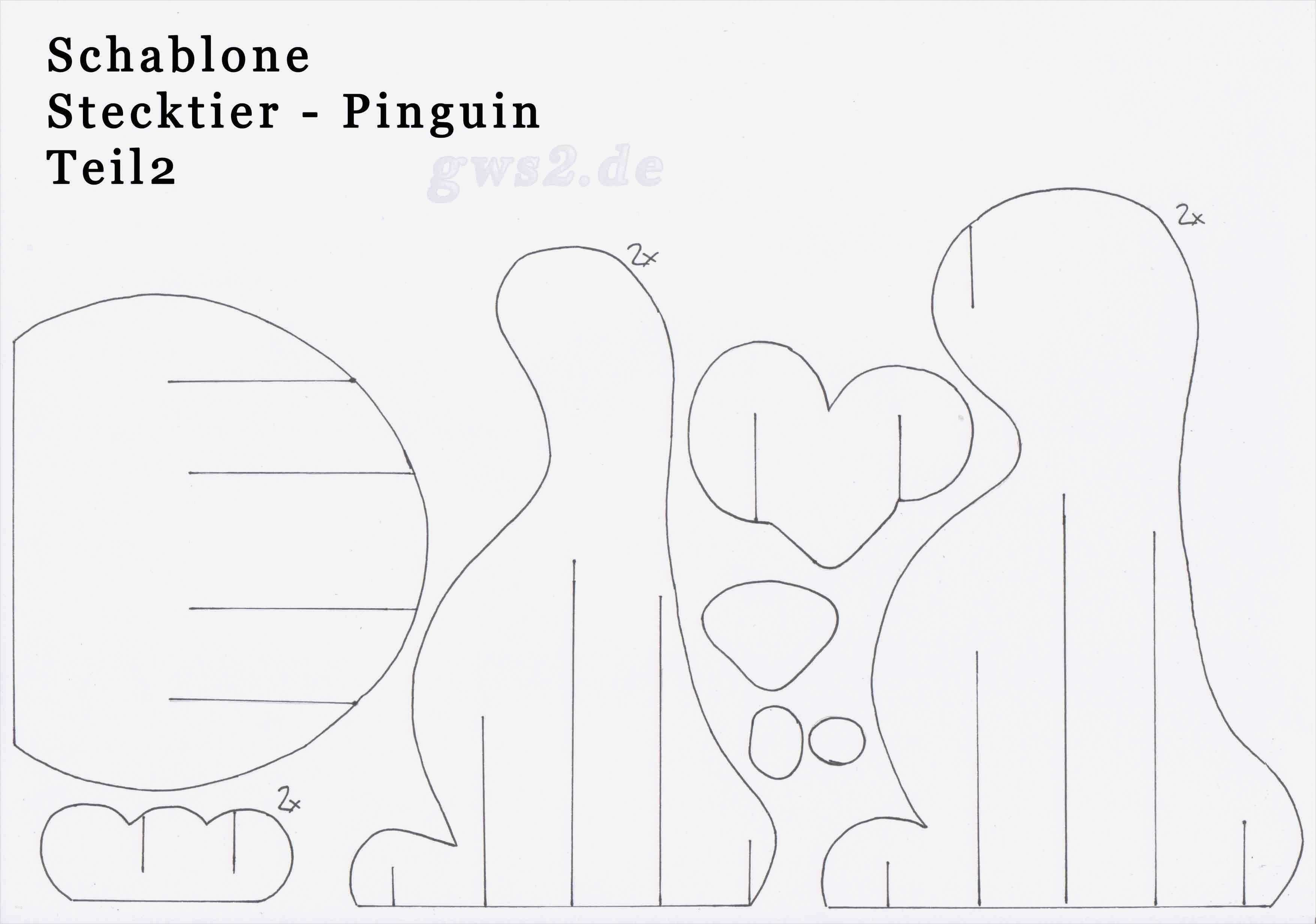 Pompon Vorlage Zum Ausdrucken Erstaunlich Pinguin Aus Papier Basteln Stecktier