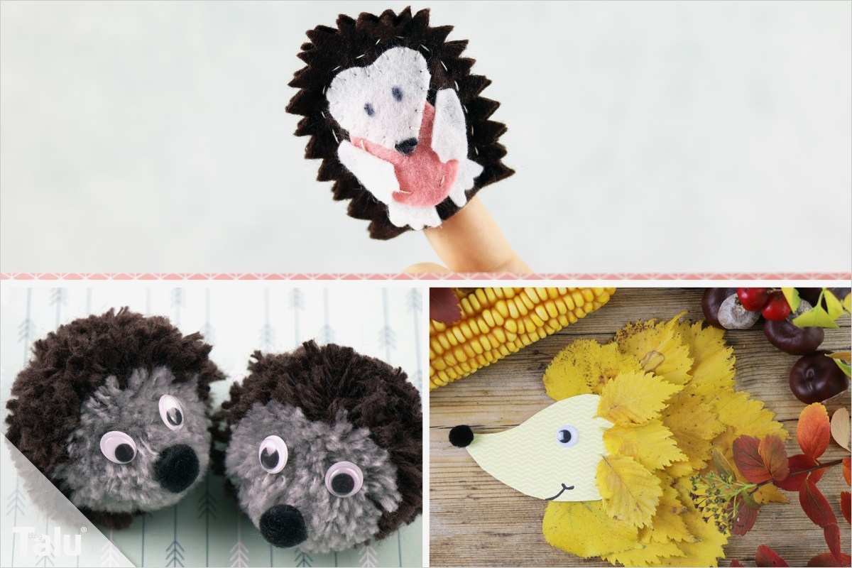 Pompon Vorlage Zum Ausdrucken Neu Igel Basteln 9 Ideen Praktische Vorlagen Zum