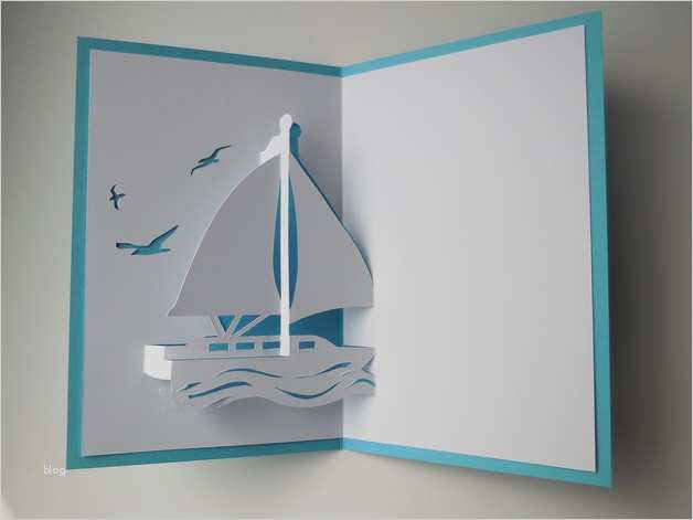 Pop Up Karte Vorlage Zum Ausdrucken Best Of Pop Up Karten Pop Up Karte Segelboot Jacht Klein
