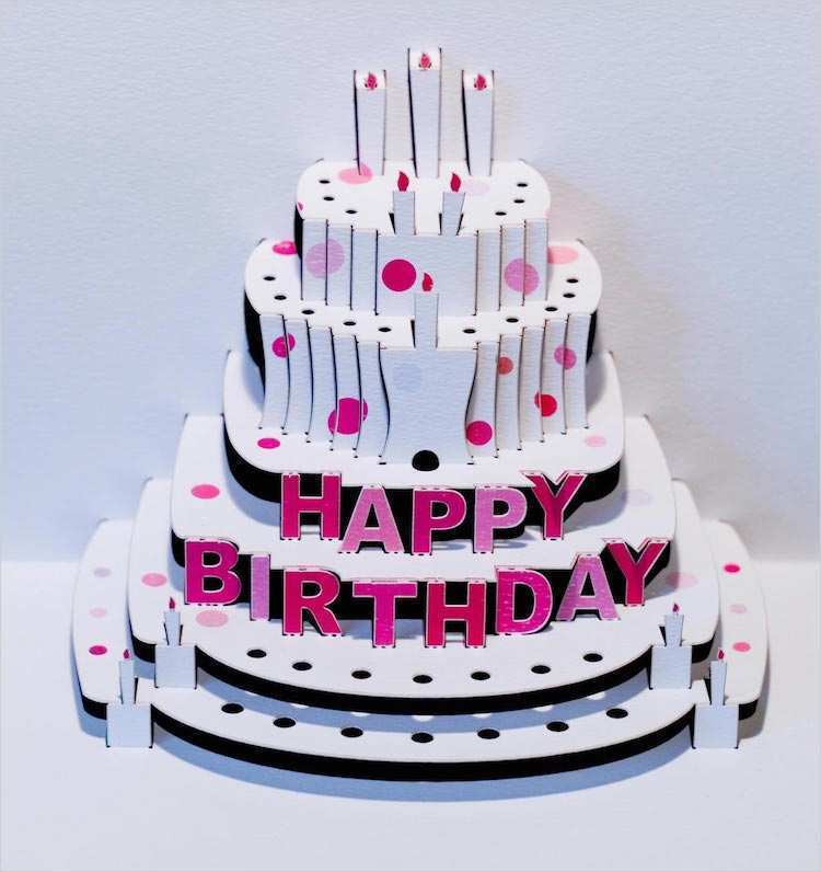 Wie wäre es mit einer Pop up Karte zum Geburtstag basteln