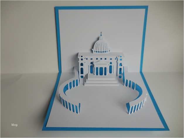 Pop Up Karten Vorlagen Cool Pop Up Karten Pop Up Karte Petersdom Rom Ein