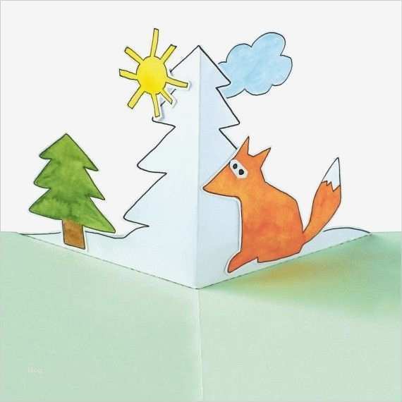 Pop Up Karten Vorlagen Luxus Pop Up Karten Winter Pdf