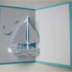 Pop Up Karten Vorlagen Zum Ausdrucken Weihnachten Gut Pop Up Karten Pop Up Karte Segelboot Jacht Klein