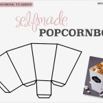 Popcorn Tüten Vorlage Großartig Diy Popcornbox Basteln & Salted Caramel Popcorn Rezept