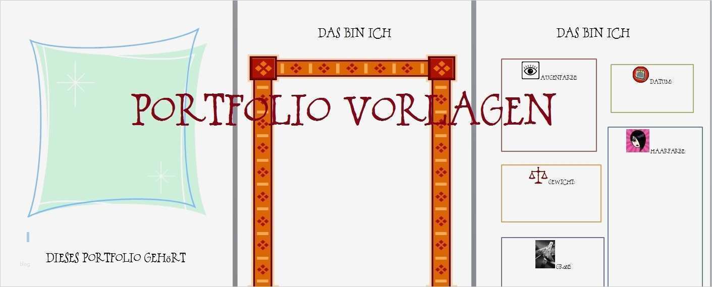 Portfolio Kindergarten Das Bin Ich Vorlagen Erstaunlich Portfolio Vorlagen Zum Ausdrucken