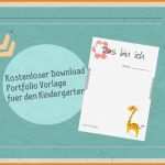 Portfolio Kindergarten Vorlagen Erstaunlich 10 Portfolio Vorlagen