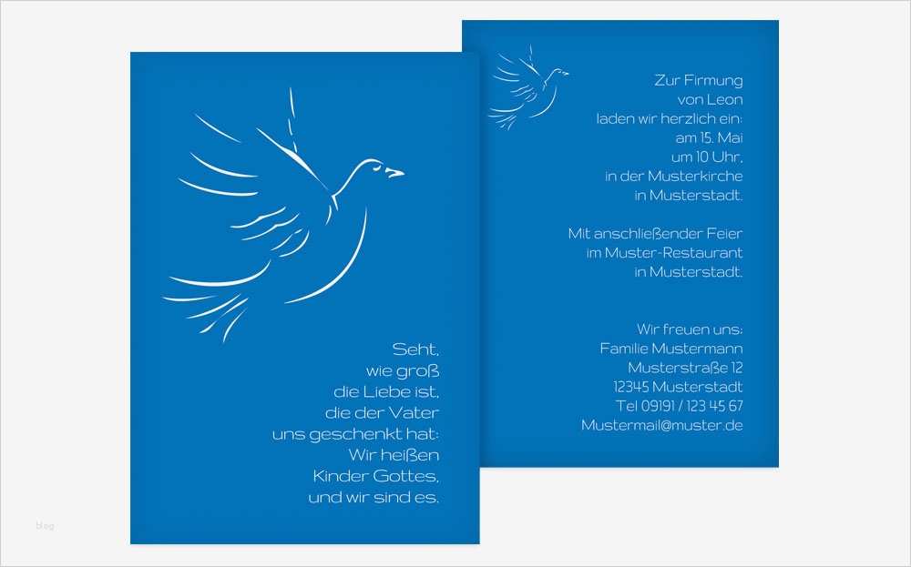Postkarten Selber Drucken Vorlage Word Einzigartig Familieneinladung Zur Firmung Auf Karten Para S