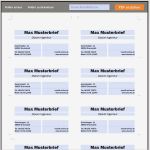 Postkarten Selber Drucken Vorlage Word Einzigartig Visitenkarten Auf Dina4 Selber Ausdrucken Einfach Und