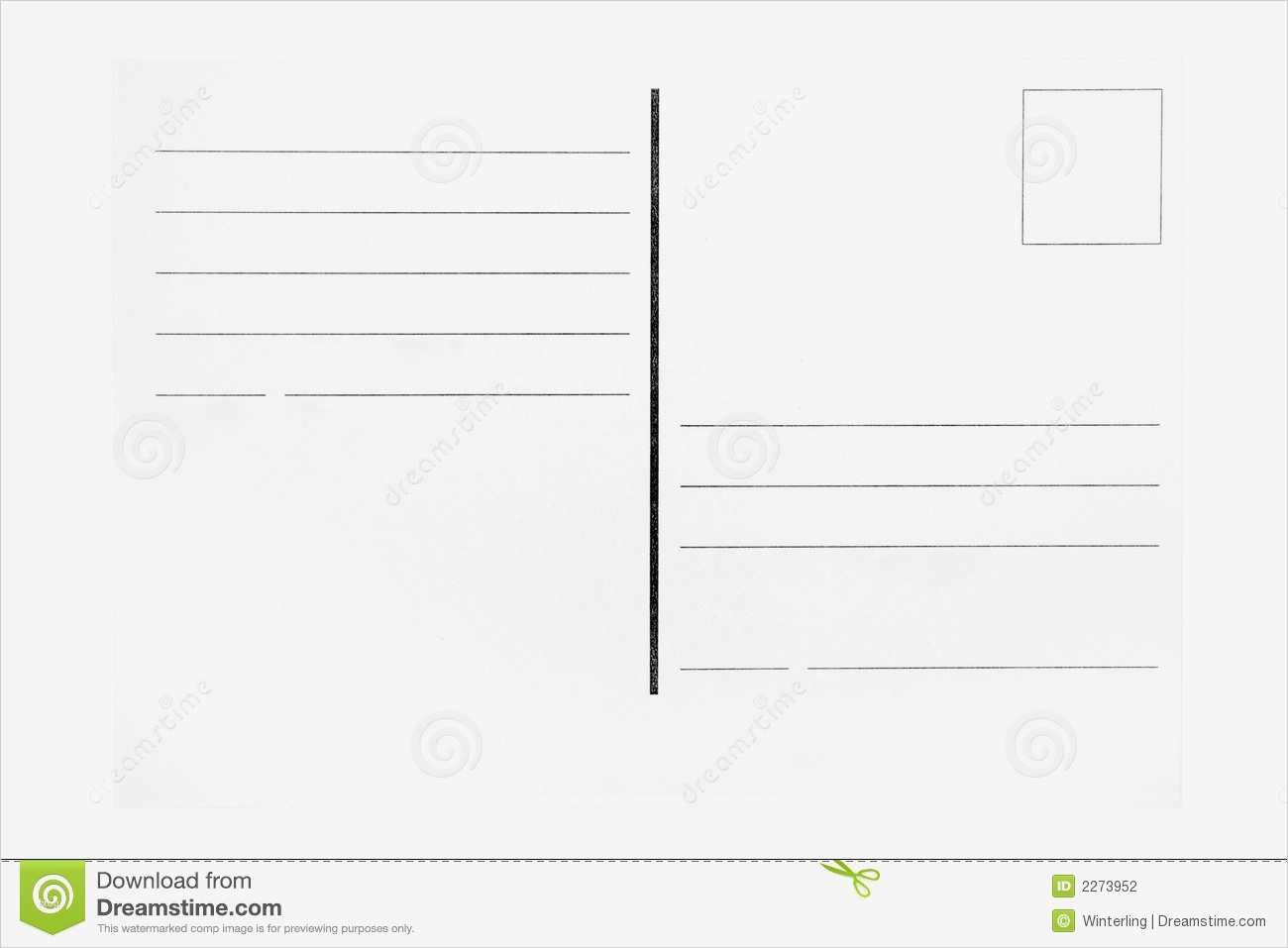 Postkarten Selber Drucken Vorlage Word Genial Modello Della Cartolina Fotografia Stock Immagine Di