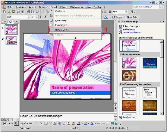 Powerpoint Design Vorlagen Großartig Wie Sie In Powerpoint Einen Hintergrund Wechseln