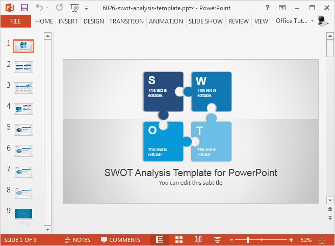 Powerpoint Konzept Vorlage Cool Beste Swot Powerpoint Vorlagen
