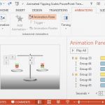 Powerpoint Vorlage ändern Neu Animierte Tipping Waagen Powerpoint Vorlage