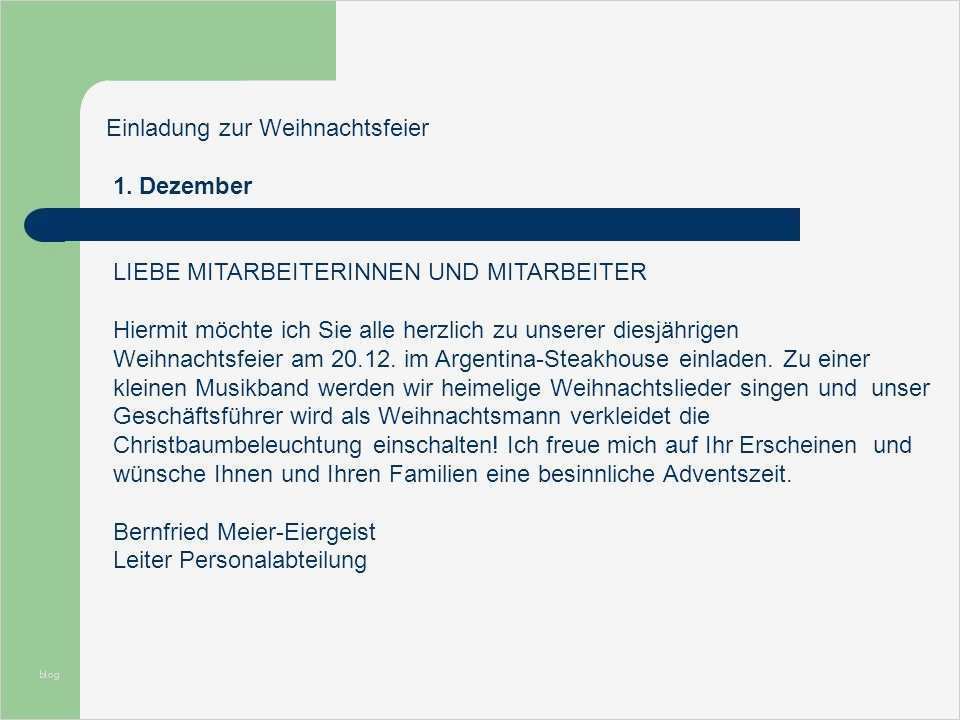 Einladung Mitarbeiter Weihnachtsfeier – biblesuite