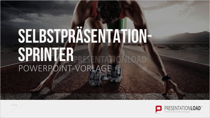 Powerpoint Vorlage Selbstpräsentation Erstaunlich Selbstpräsentation Sprinter