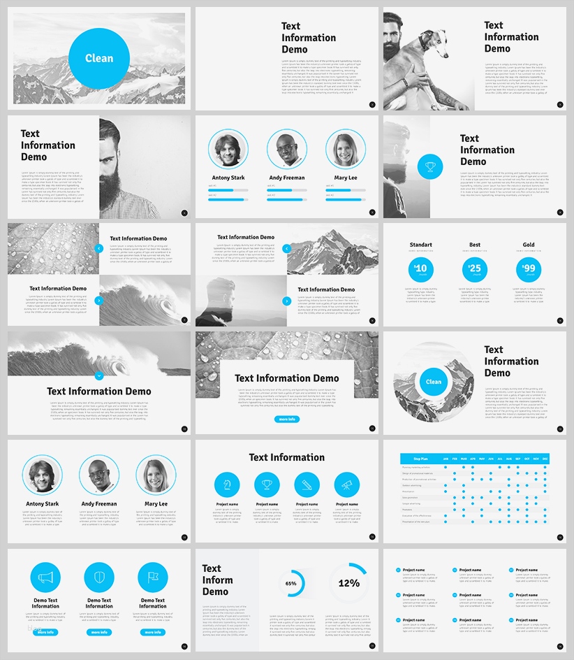 Powerpoint Vorlagen Angenehm Free Clean Powerpoint Template for Designers with 18