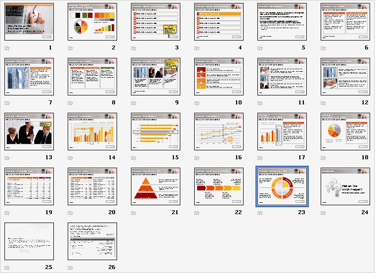 Powerpoint Vorlagen Microsoft Luxus Powerpoint Vorlage Mausklick orange