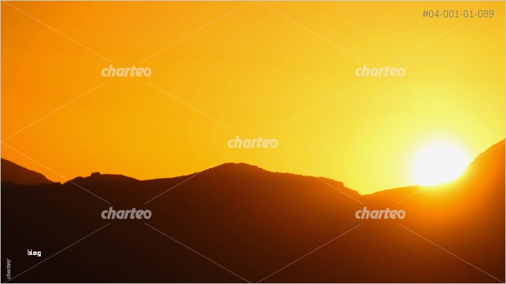 Powerpoint Vorlagen Nachhaltigkeit Schönste orangener Abendlicher sonnenuntergang über Einer Hügeligen