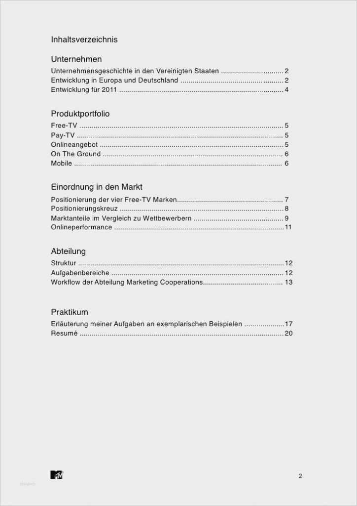 Praktikumsbericht Hotel Vorlage Angenehm Charmant Tv Kommerzielle Vorlage Zeitgenössisch Beispiel