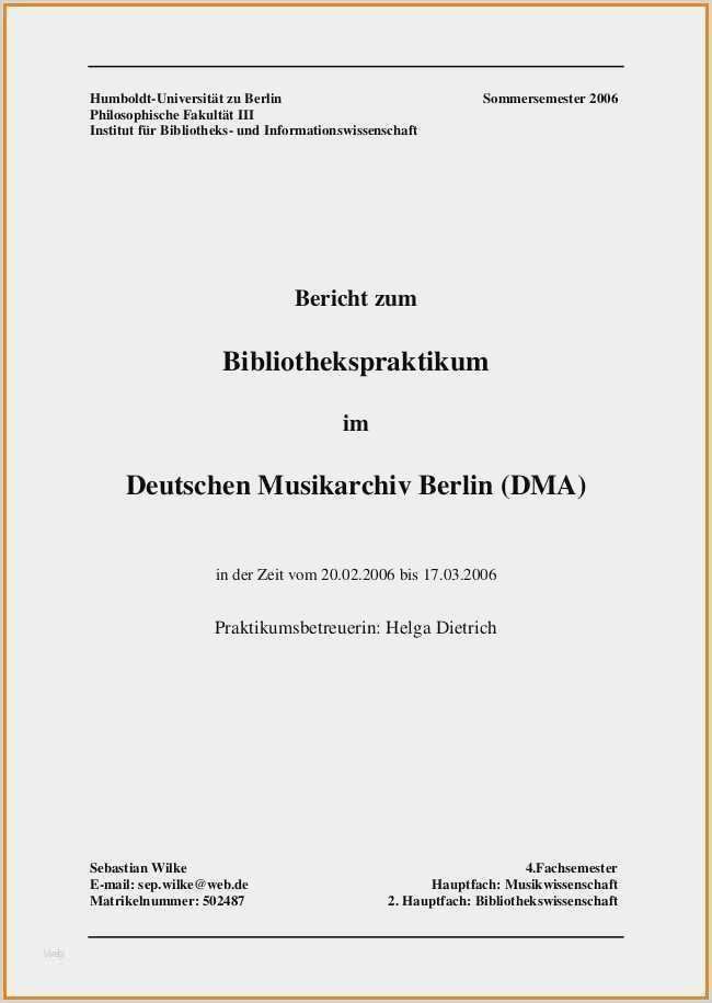 Praktikumsbericht Hotel Vorlage Luxus 14 Praktikumsbericht Deckblatt Vorlage
