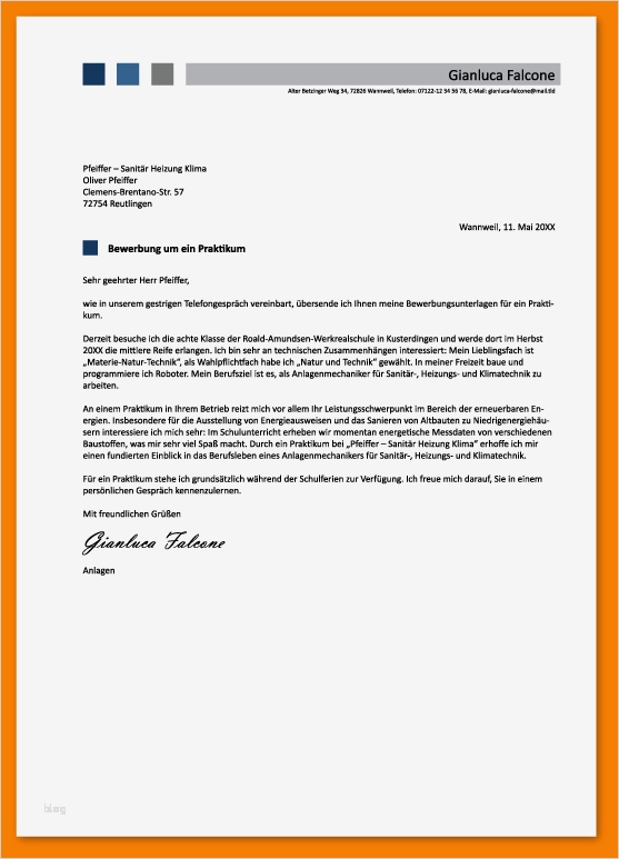 Praktikumsbericht Schülerpraktikum Vorlage Best Of 10 Praktikum Anschreiben Muster