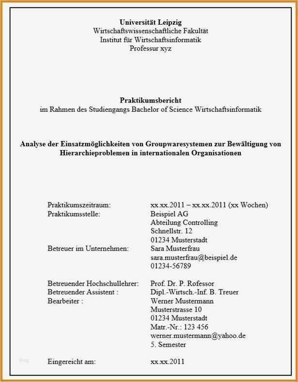 Praktikumsbericht Vorlage Schule 9 Klasse Neu 9 Praktikumsbericht Beispiel