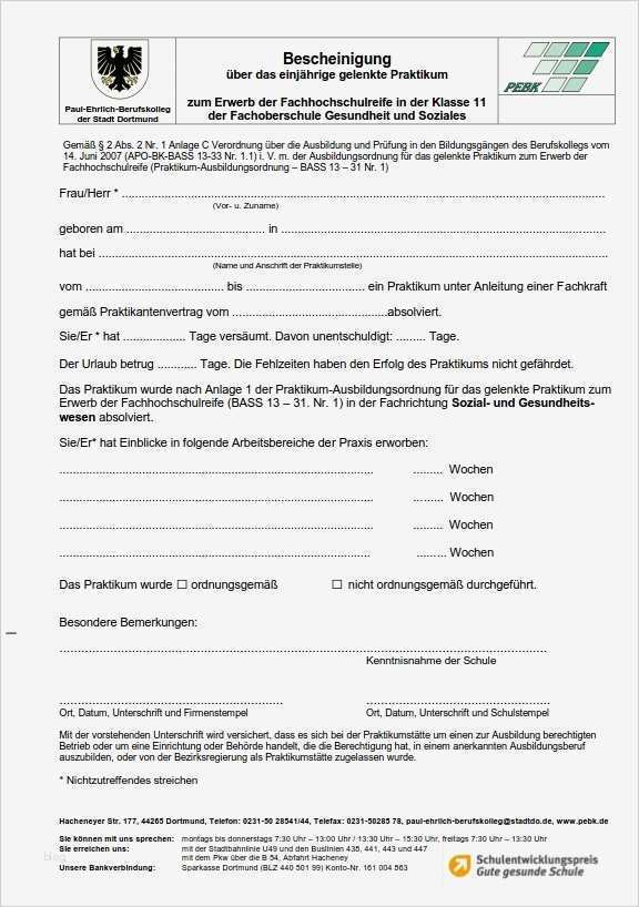 Praktikumsbescheinigung Schülerpraktikum Vorlage Erstaunlich Praktikumsbescheinigung Fos Fog