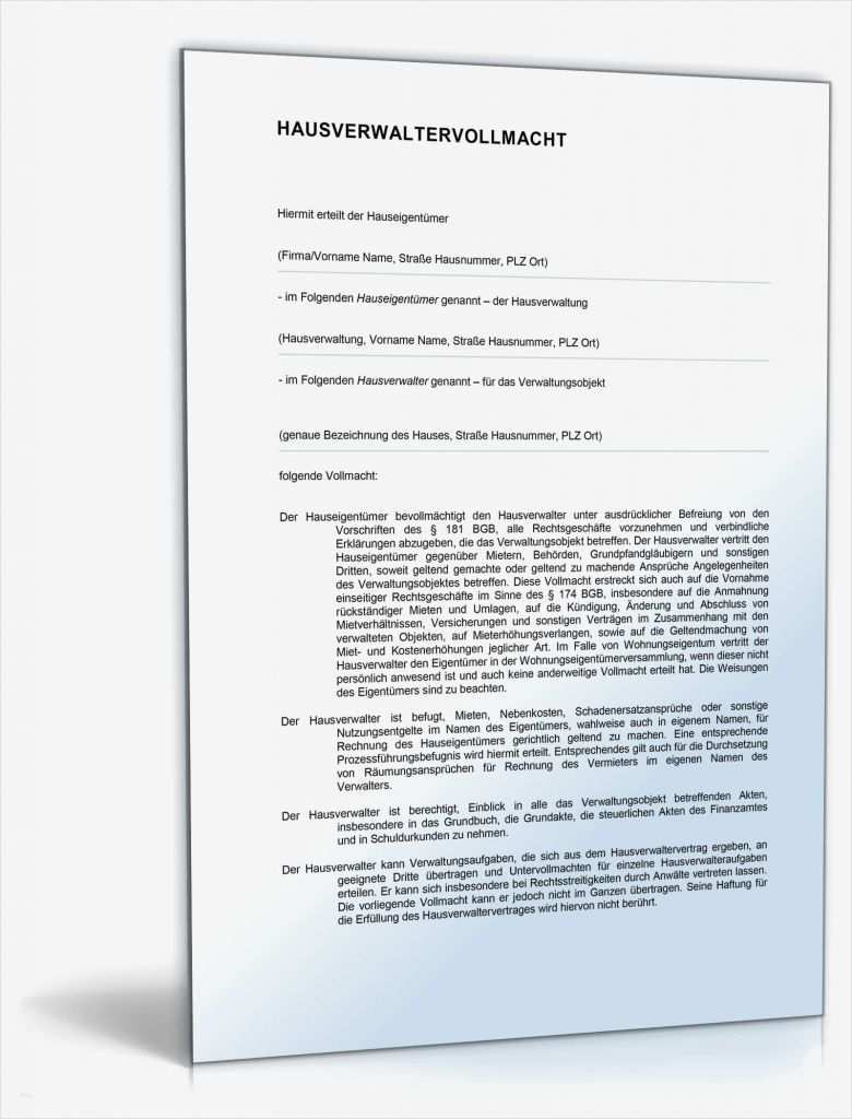Praktikumszeugnis Vorlage Zum Ausfüllen Einzigartig Neue Downloads • Vollmachten Dokumente &amp; Vorlagen