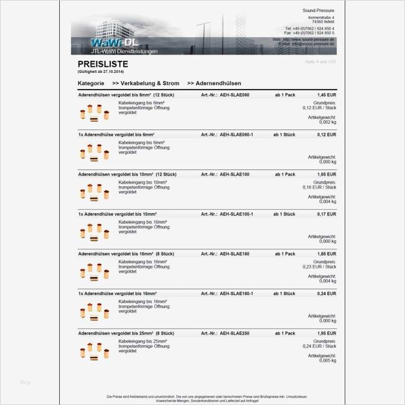 Preisliste Getränke Vorlage Best Of Jtl Wawi Druckvorlage Preisliste Design 01 Wawi Dl 35 00