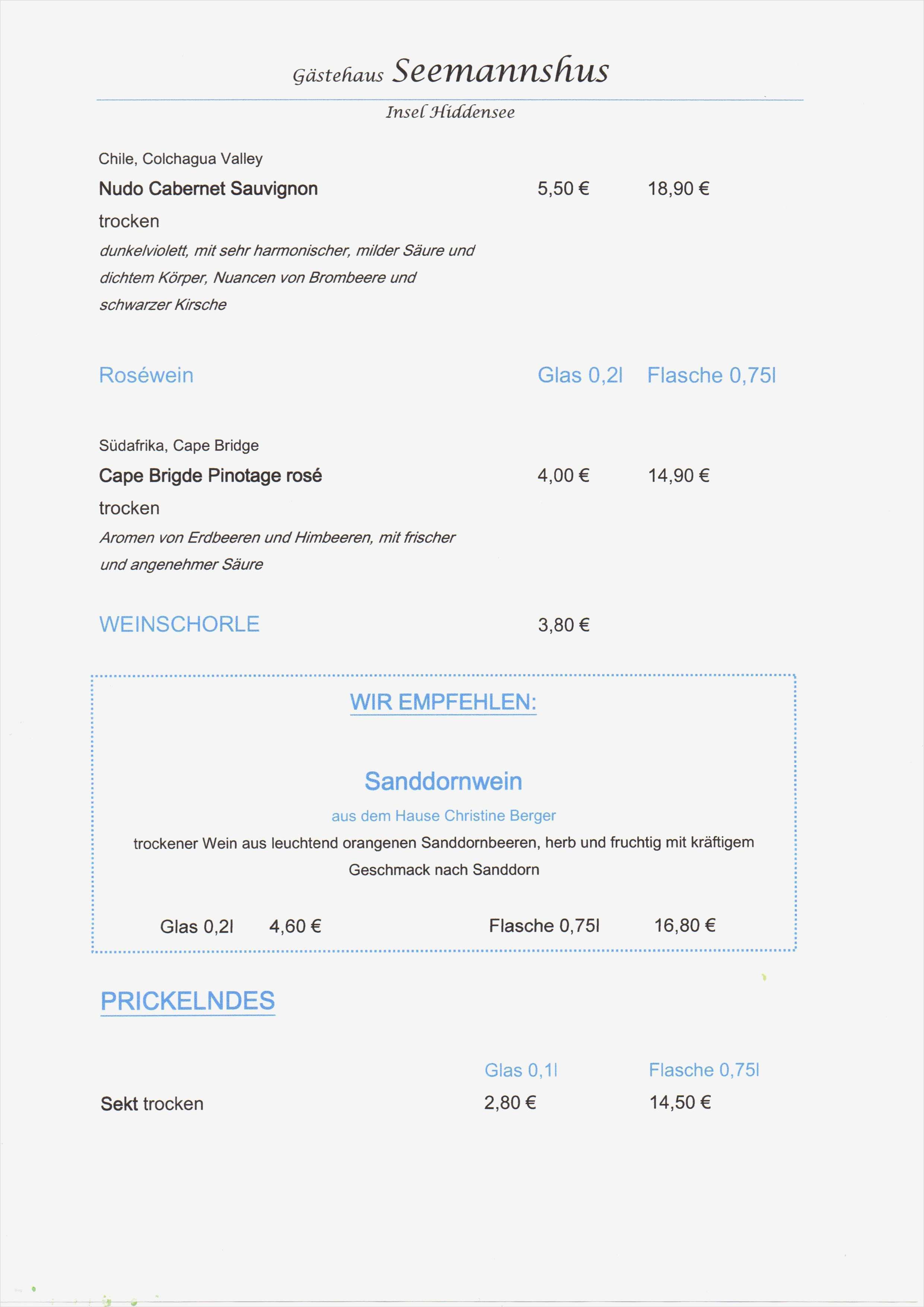 Preisliste Getränke Vorlage Best Of Ziemlich Preisliste Getränke Restaurant Zeitgenössisch