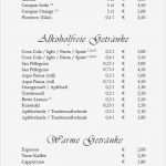 Preisliste Getränke Vorlage Neu Charmant Preisliste Getränke Restaurant Zeitgenössisch