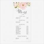 Preisliste Nagelstudio Vorlage Elegant Hair Nail Salon Beautician Menu Floral Price List