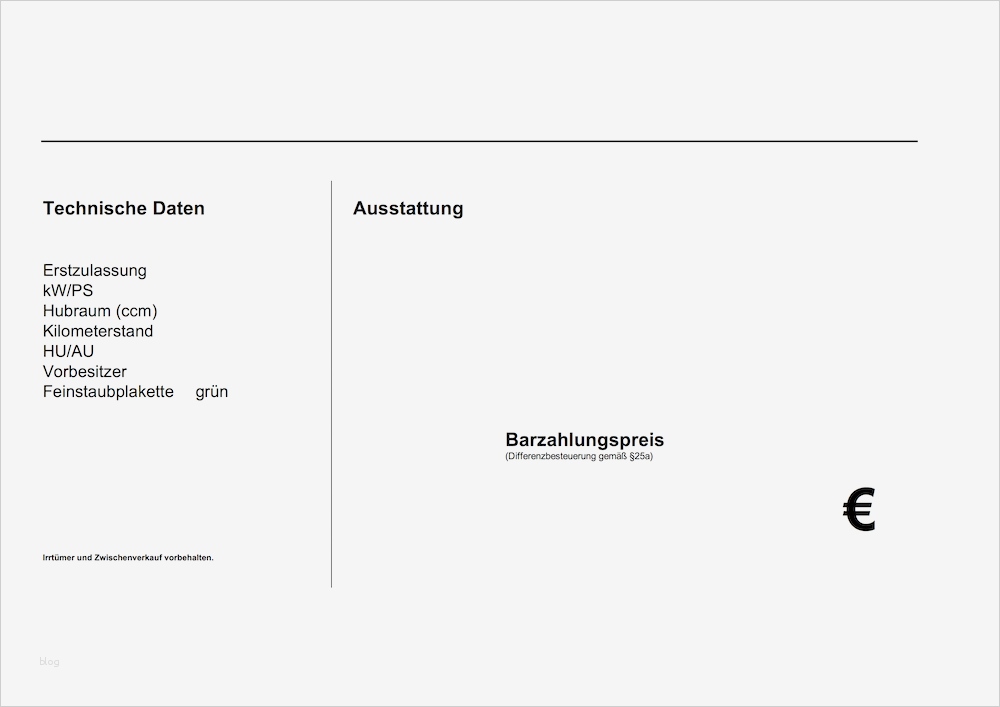 Preisschilder Vorlagen Luxus Autofreund24