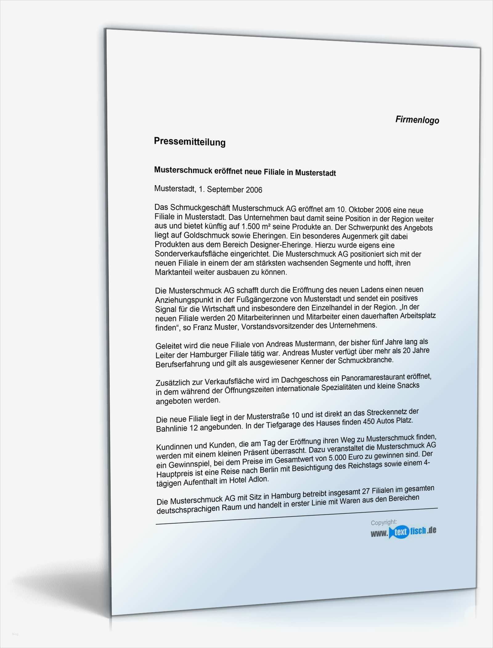 Pressemitteilung Vorlage Best Of Ziemlich Beste Pressemitteilung Vorlage Zeitgenössisch