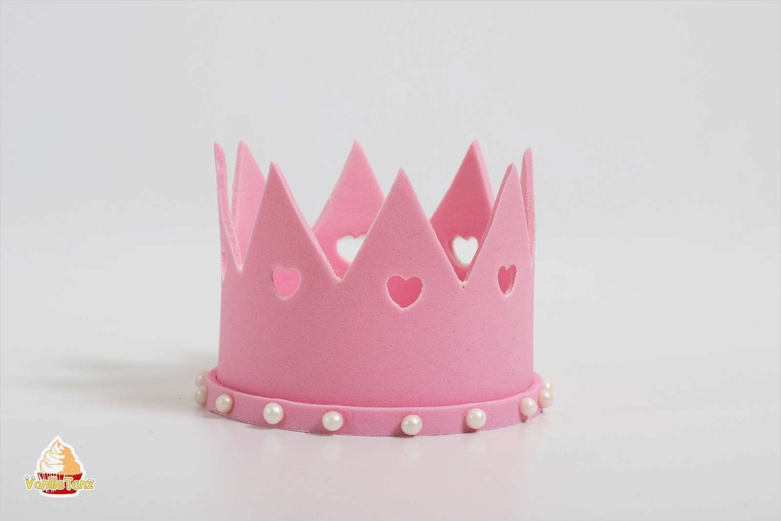 Prinzessin Krone Basteln Vorlage Einzigartig tortendekoration Vanilletanz