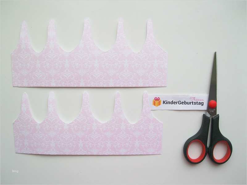Prinzessin Krone Basteln Vorlage Luxus Krone Basteln Zum Prinzessin Kindergeburtstag Anleitung