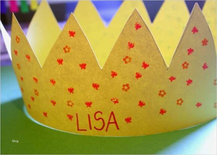 Prinzessin Krone Basteln Vorlage Schönste Krone Basteln Aus Papier