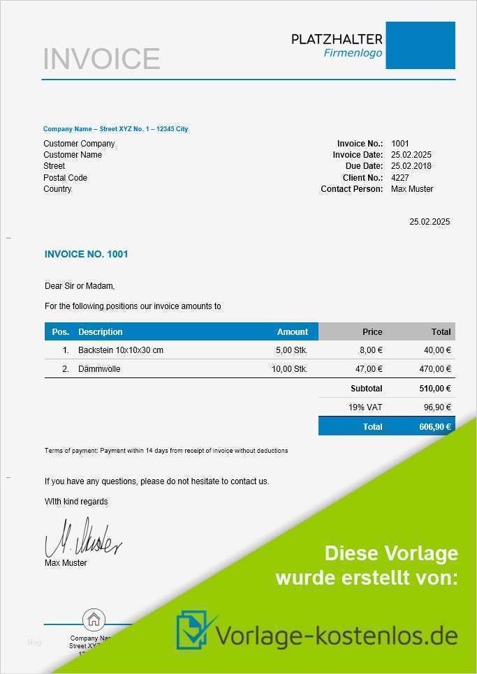 Privatverkauf Rechnung Vorlage Download Einzigartig Rechnung Englisch Muster Kostenlose Englische Vorlage