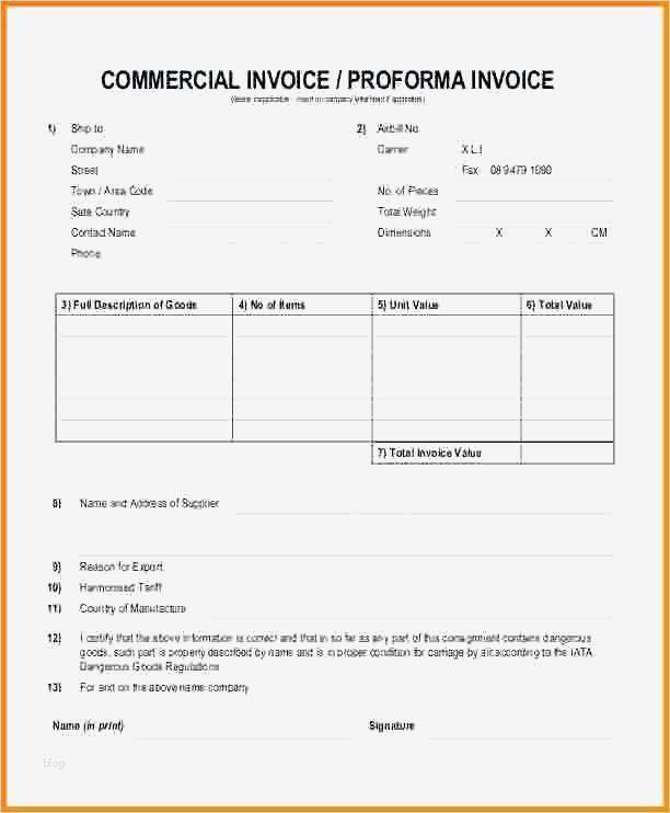 Proforma Invoice Vorlage Wunderbar What is Proforma Invoice – Europcarsub