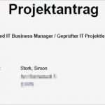 Projektantrag Vorlage Inspiration It Business Manager Projektantrag Operative Professional