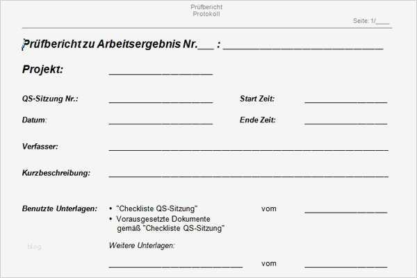 Projektbeschreibung Vorlage Genial Qualitätsmanagement