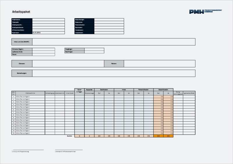 Projektmanagement Excel Vorlage Wunderbar Download Templates