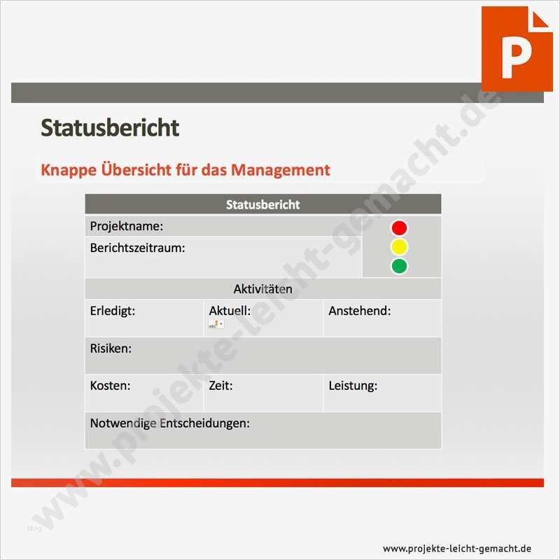 Projektmanagement Statusbericht Vorlage Hübsch Fantastisch Statusbericht Vorlage Powerpoint Bilder