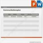 Projektmanagement Statusbericht Vorlage Neu Vorlage Kommunikationsplan