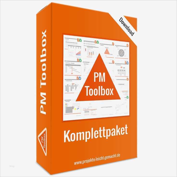 Projektmanagement Vorlagen Angenehm Pm toolbox – Das Projektmanagement Vorlagen Komplettpaket
