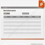 Projektmanagement Vorlagen Inspiration Vorlage Berichtsmatrix