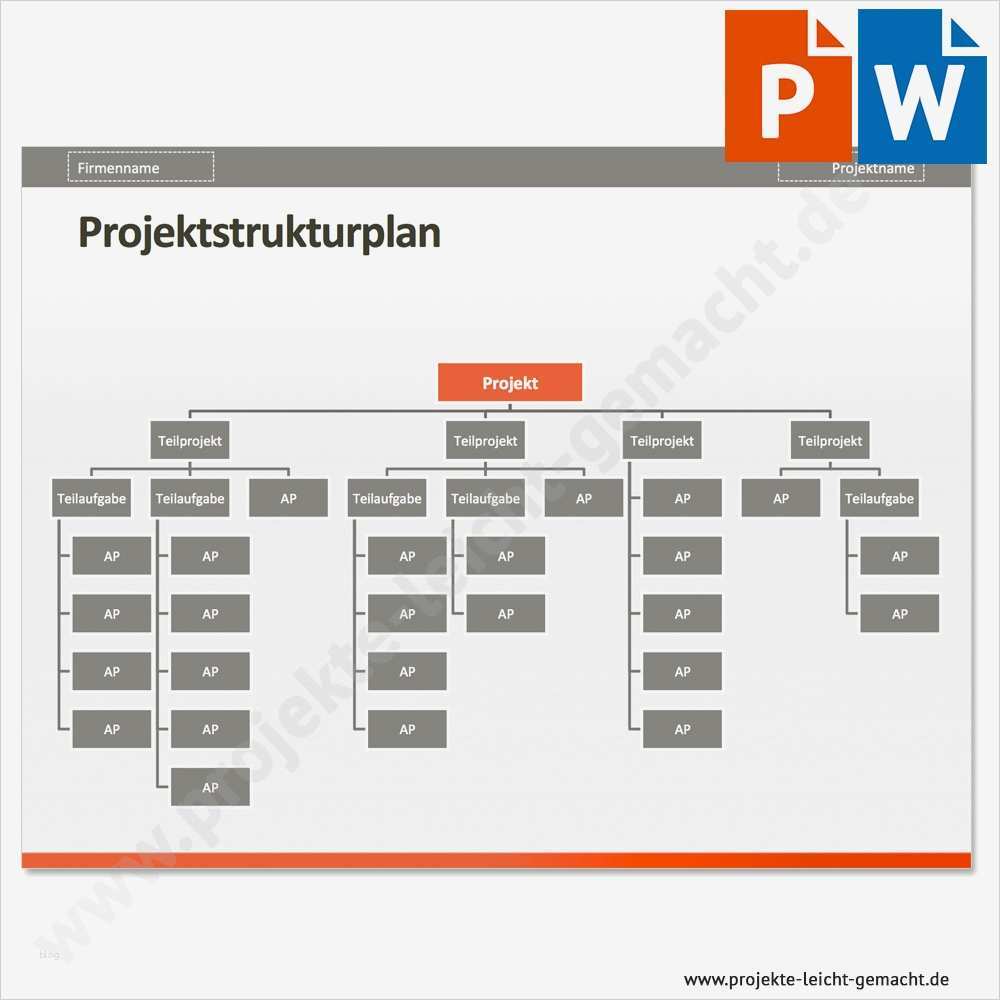 Projektmanagement Vorlagen Luxus Vorlage Projektstrukturplan Baumstruktur