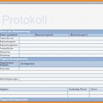Protokoll Vorlage Excel Hübsch 5 Vorlage Protokoll