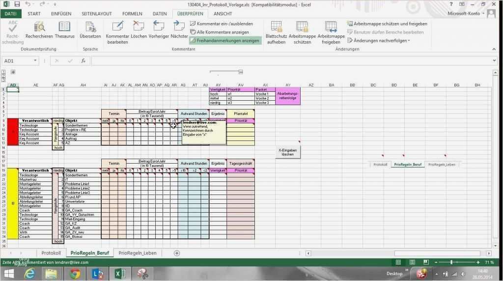 Protokoll Vorlage Excel Wunderbar atemberaubend Excel Zeitmanagement Vorlage Zeitgenössisch