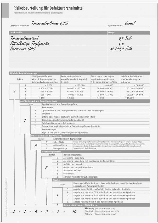Prüfprotokoll Ausgangsstoffe Apotheke Vorlage Erstaunlich Grundlagen Der Defekturprüfung