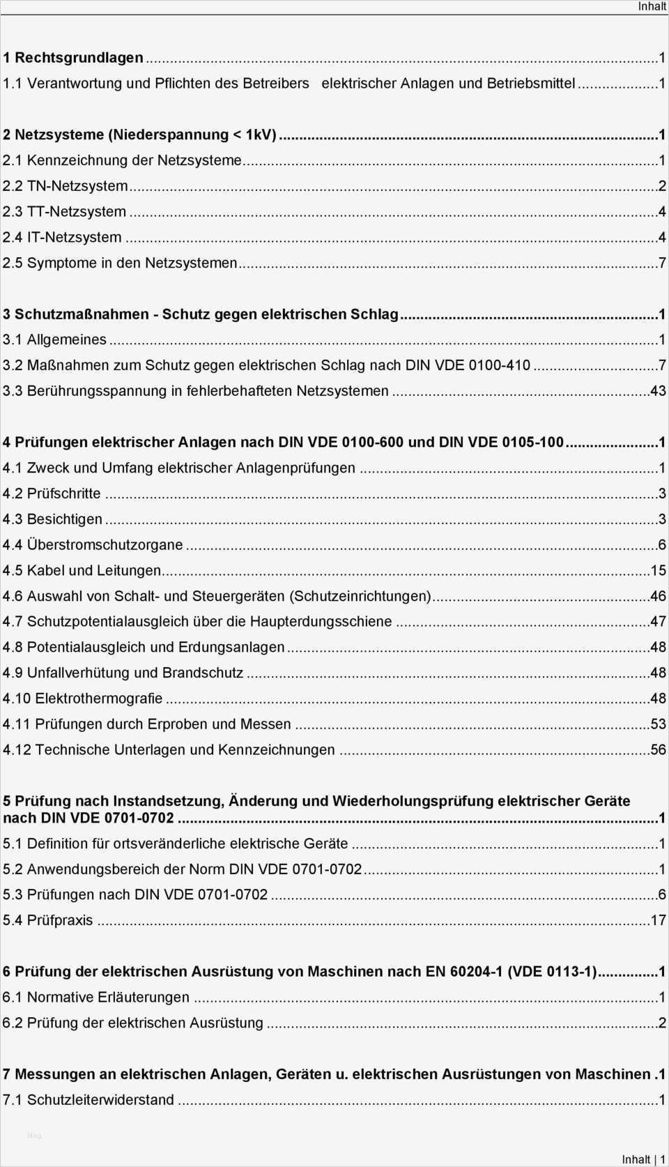 Prüfprotokoll Elektrischer Anlagen Vorlage Erstaunlich Prüfung Elektrischer Anlagen Geräte Und Maschinen Pdf
